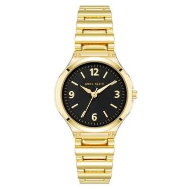 Imagem de Anne Klein Relógio de pulseira feminino, Dourado