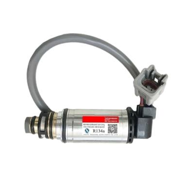 Imagem de Válvula de controle solenóide eletrônica do compressor elétrico do ar condicionado da c.a. compatível para renault clio