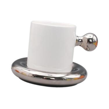 Imagem de IEUDNS Conjunto de Pires E Canecas Gordinhas, Xícara de Café, Novidade Engraçada, Xícara de Chá de Cerâmica de 300 Ml, Presente para Mulheres, Escritório,