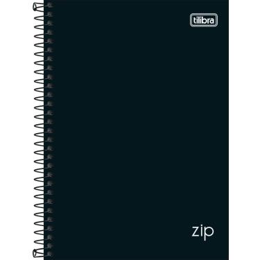 Imagem de Caderno 1-4 Pequeno Zip Tilibra Capa Dura - 160 Folhas