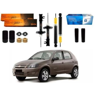 Imagem de Kit amortecedor dianteiro traseiro cofap original chevrolet celta 1.0 