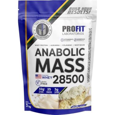 Imagem de Hipercalóricos Anabolic Mass 28500 Bulking Refil 3kg- Profit Laboratórios (3000g, Leite Ninõ)