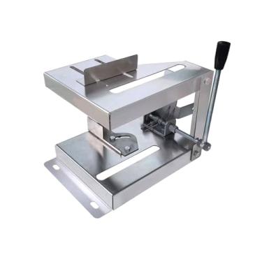 Imagem de Suporte de moedor de ângulo resistente, suporte de corte de metal ajustável, com alça deslizante, suporte universal de esmerilhadeira fixa, para rebarbadora angular 100/125