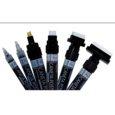 Imagem de Jogo de canetas poster - à base álcool - "preto" - SANPUB