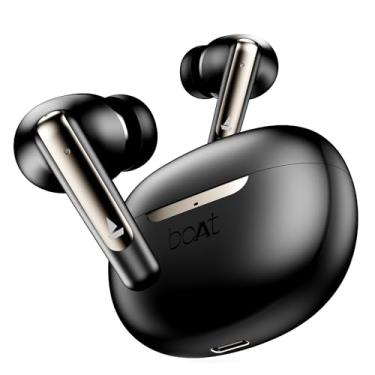 Imagem de boAt Fones de ouvido Airdopes 141 ANC TWS recém-lançados com reprodução de 42 horas/modo Beast™ de baixa latência de 50 ms/tecnologia IWP™/som exclusivo/microfones quádruplos com carregamento