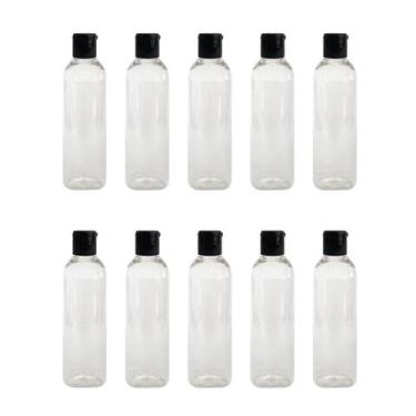 Imagem de Kit 10 Frascos Viagem Shampoo Creme Sabonete 100ml - EonStore, Tampa p