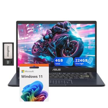 Imagem de ASUS Notebook Fhd De 14", Processador Intel Pentium N6000, 4 Gb Ram, 224 Armazenamento (64 Memória Emc + 160 Docking Station), Placa Vídeo Uhd, Webcam, Bluetooth, Windows 11, Preto Star