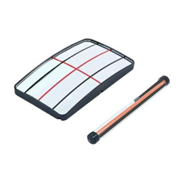 Imagem de simhoa Espelho para alinhamento de putt de golfe, ferramenta prática para alinhamento de putt, feedback instantâneo, melhora a precisão para iniciantes