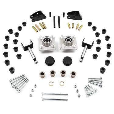 Imagem de DIYOLFALL Kit de reparo Club Car Precedent Deluxe, kit de reparo dianteiro de carrinho de golfe para Club Car Precedent 2004-UP, kit de reconstrução de carro de clube, cubo de roda dianteira, buchas