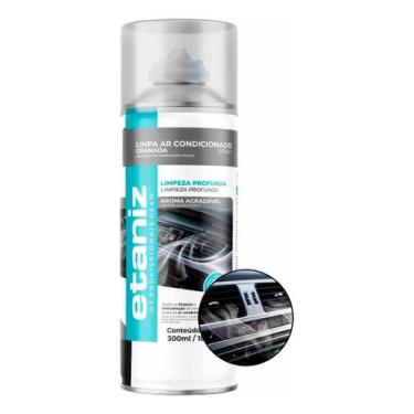 Imagem de Higienizador Limpa Ar Condicionado Automotivo 300ml Etaniz - Chesiquim