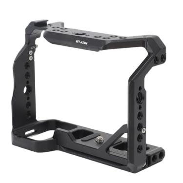 Imagem de Zerodis Gaiola de Câmera de Alumínio Posicionamento Preciso do Processo de Proteção de Alta Força de Alta Força para a Estrutura de Guarda de Câmera para A7M4 A7R4 A7R4A A1, Plataforma de Vídeo para