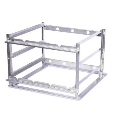 Imagem de Suporte para Churrasco Fast Gourmet Standard de 4 Espetos e Grelha SAS