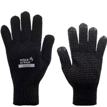 Imagem de Luva Segurança Algodão Tricotada Pigmentada Preta TAM U Volk CA 36347 