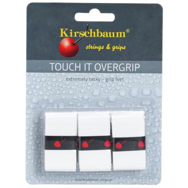Imagem de Overgrip Kirschbaum Touch It com 03 Unidades Branco