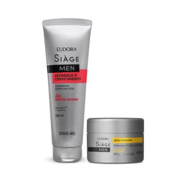 Imagem de Combo Siàge Men: Pomada Modeladora 90g + Shampoo Estimula O Cresciment