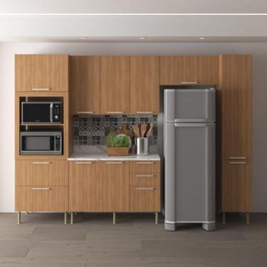 Imagem de Cozinha Modulada Completa Torre Quente Balcão com Tampo 6 Peças CZ3100