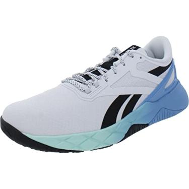 Imagem de Reebok Tênis masculino Nanoflex Tr Cross Trainer, Cinza frio/preto/azul essencial, 14