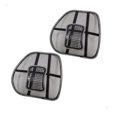 Imagem de KIT 2 Encosto Lombar Suporte - Apoio pra Conforto e Alívio - Dor nas Costas - Postura Correta - Coluna - Cadeira de Escritório, Banco de carro, Encosto IMPORT PREMIUM