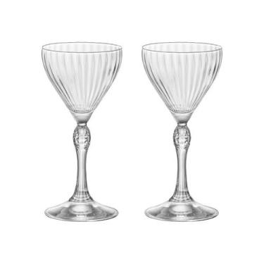 Imagem de Taça de Vidro Bormioli Rocco Nick & Nora 140 ml America 20s 2 Peças