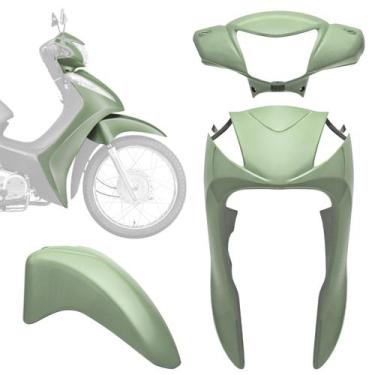 Imagem de Kit Carenagem 3 Peças Pro Tork Moto Honda Biz 125 2011 a 2013 Substitu