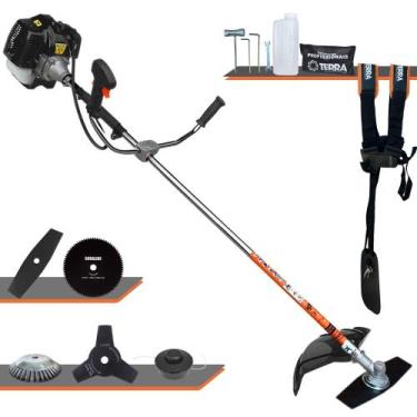 Imagem de Roçadeira Lateral À Gasolina Terra GRH-520 Motor 2 Tempos 52cc 2,5HP 6