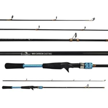 Imagem de Vara Para Carretilha Alto Mar Pesca Mix Carbon 6'0" (1,80m) 10-25Lbs H