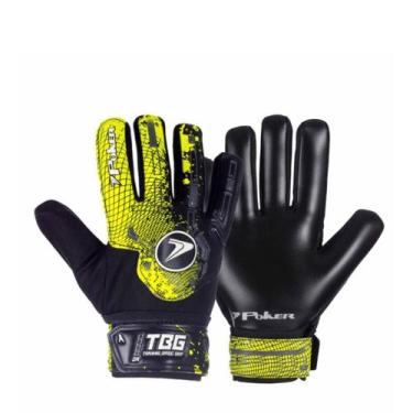 Imagem de Luva Poker Goleiro de Campo Poker Training Basic Jr Amarela, Amarelo, 