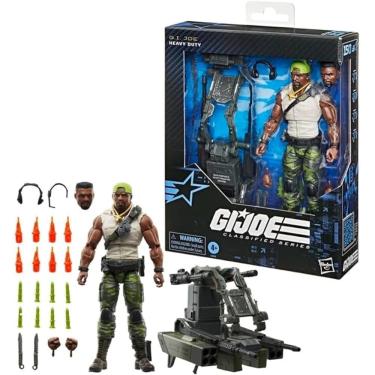 Imagem de Gi Joe Classified Series Elite 150 - Heavy Duty C/ Sistema Portátil de Guerra Pesadas – Hasbro
