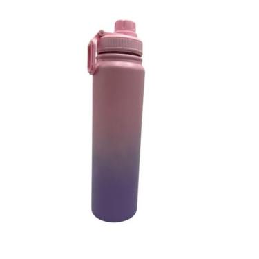 Imagem de Garrafa Térmica Esportiva Inox Gradiente 800ml ou 1000ml  Bebida Quent