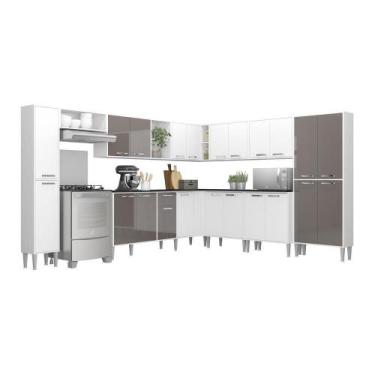 Imagem de Armário De Cozinha Completa 11 Peças Xangai Pop Multimóveis - MULTIMOV