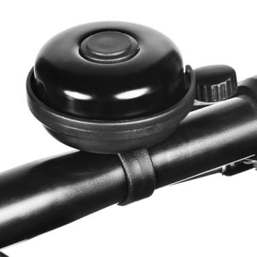 Imagem de Campainha de bicicleta clássica – material ABS, som alto e nítido, design invisível tipo Q, 110dB, serve para guidões de 0,83 a 0,86 polegadas