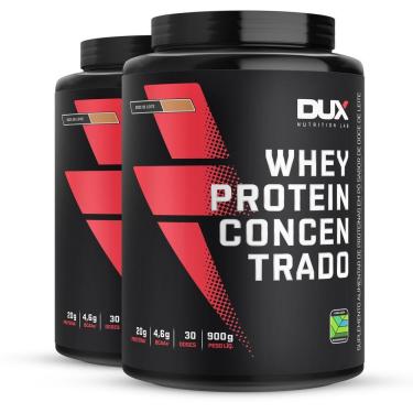 Imagem de Kit 2 Whey Protein Concentrado Dux Doce De Leite 900g