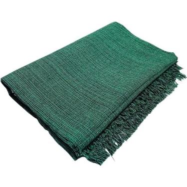 Imagem de Kit 2x Manta para Sofá Gigantes 100% Algodão - Proteção e Decoração 240 x 180 (2 x verde mesclado)