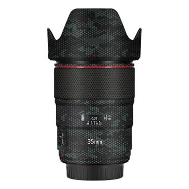 Imagem de EF 35 1,4 L II Adesivo de lente de câmera antirriscos para Canon EF 35 mm F1.4 L II Capa protetora de película protetora (verde (Mamba)