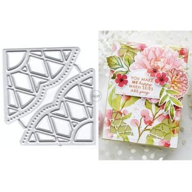 Imagem de DzIxY Combinações de moldes de corte de metal para canto de flores, kit de fabricação de cartões, papel em relevo, corte, máquina de scrapbook, estêncis, bolsos de armazenamento, suprimentos