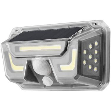 Imagem de Luminaria Solar Sensor Movimento Spot Led Parede Branco Frio