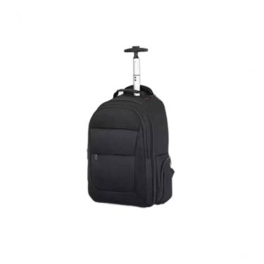 Imagem de Mochila Executiva Notebook Com Rodinhas para Viagem Preta