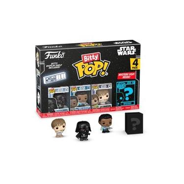 Imagem de Bitty Pop! Star Wars V Darth Vader, Lando e Luke com Yoda