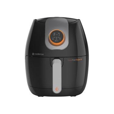 Imagem de Fritadeira Elétrica Digital sem Óleo 3L Cadence Cook Fryer Preta 1250W  FRT526 220
