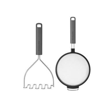 Imagem de Jogo Peneira e Amassador Batatas Cozinha Cinza KitchenAid