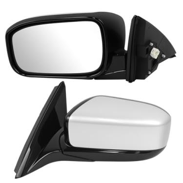 Imagem de Espelho esquerdo do lado do motorista compatível com Honda Accord LX EX 2003 2004 2005 2006 2007, espelho retrovisor com vidro elétrico | não aquecido|substituição manual dobrável HO1320152,76250