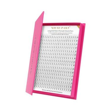 Imagem de Cílios Postiços Em Volume Pré-Montados De 16 Linhas, Base Pontuda, Ext