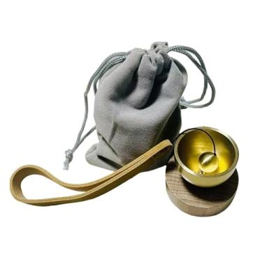 Imagem de harayaa Conjunto de Tigelas Tibetanas para Decoração Artesanal Criativa, Chinesas, Ornamento Sonoro para Mesa, Sala de Estar, Sala de Chá Masculina, Style a