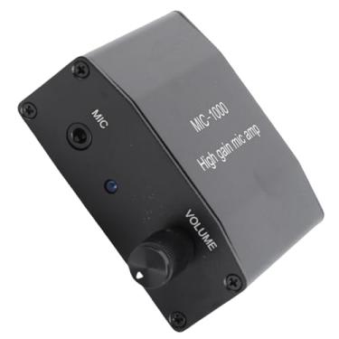 Imagem de Generic Amplificador de Microfone de Alto Ganho Amplificação de 1000 Vezes ALC Controle de Nível Automático para Sons Fracos, Com Cabo de Fone de Ouvido, Bateria Embutida