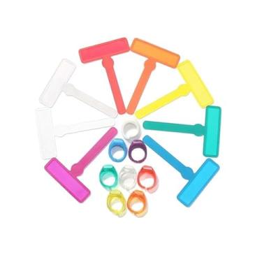 Imagem de Marcador, tiras de leitura guiada, ponteiros de leitura, ferramentas de dislexia, ferramentas para TDAH, material escolar de educação especial, itens essenciais para professores (10 peças)