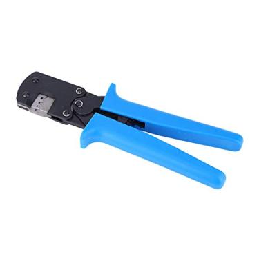 Imagem de Acouto Alicate de Crimpagem de Catraca para Conexões Elétricas Precisas, Alça Ergonômica Antiderrapante, Aço Carbono, Vários Tamanhos de Terminais