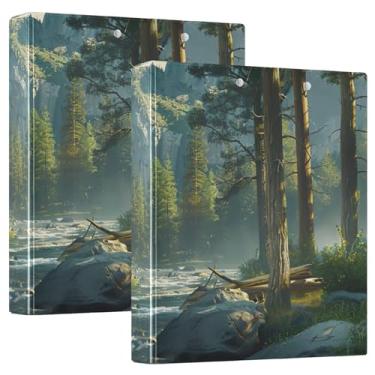 Imagem de Pasta de prancheta National Park com três anéis, organizador de fichário de 2,5 cm para tamanho carta (21,6 cm x 28 cm), pacote com 2