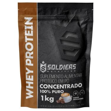 Imagem de Whey Protein Concentrado 1Kg - Moccacino - Importado - Soldiers Nutrition-Unissex