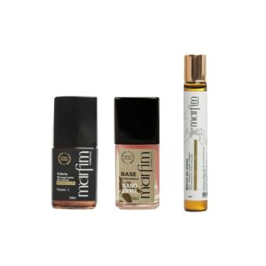 Imagem de Kit Fortalecedor de Unhas com Cálcio, Base NANO e Blend Óleo | Tratamento para Unhas Fracas, Quebradiças e Pós-Gel - Hidratação e Reconstrução