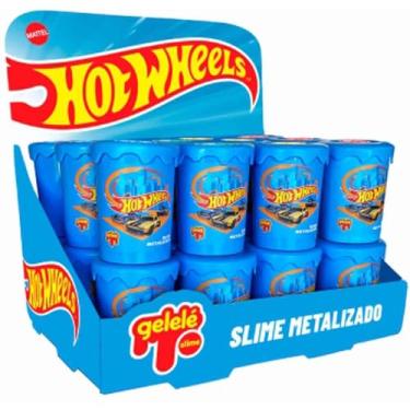 Imagem de Slime Hot Wheels, Doce Brinquedo, Gelelé, Pote 180 Gramas, Sortido, Display com 24